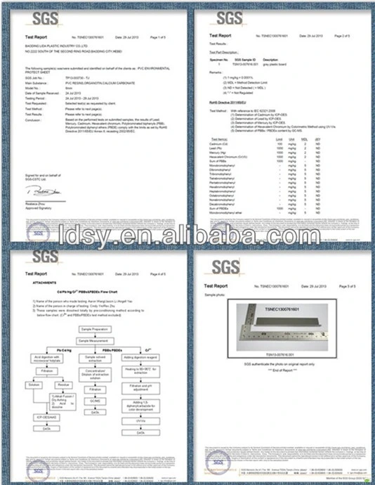 Manufacturer PVC Grey White Clear Transparent Color Rigid Sheet with Wooden Pallet (thickness 1mm-60mm)