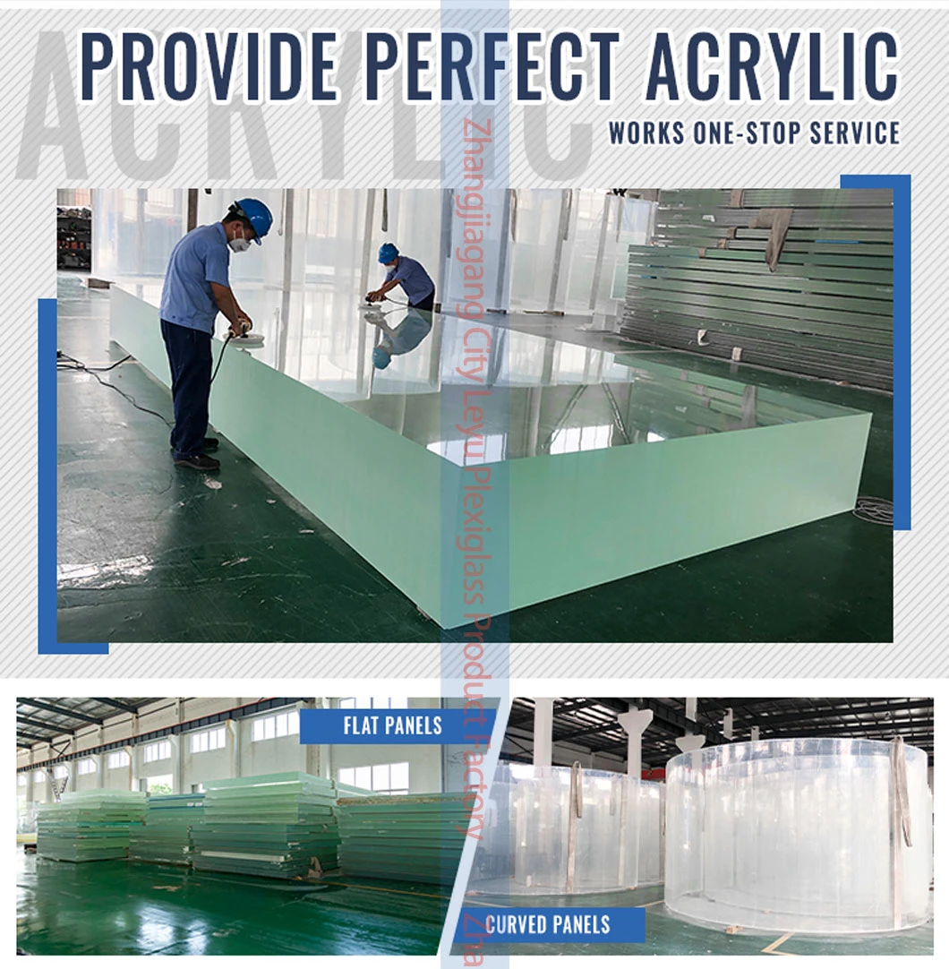 Portable Acrylic Aquarium Custom Fish Tank Big Acrylic Aquarium Panel