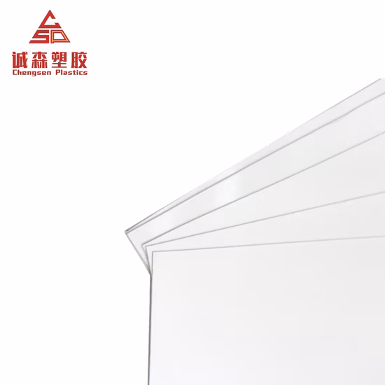 1mm 2mm 3mm 4mm 5mm Feuille de plastique ABS PMMA blanc