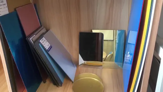 Feuille de miroir acrylique en plastique argenté doré de 1 mm à 6 mm