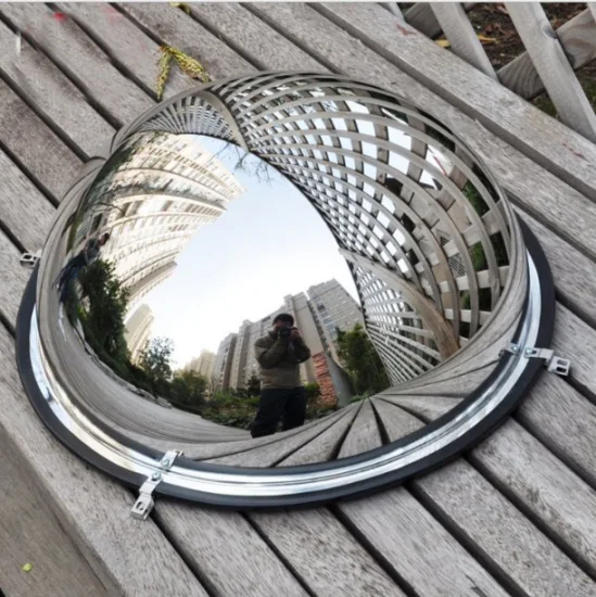 Miroir à dôme complet de sécurité et de sécurité en acrylique avec angle de vision de 360 ​​degrés